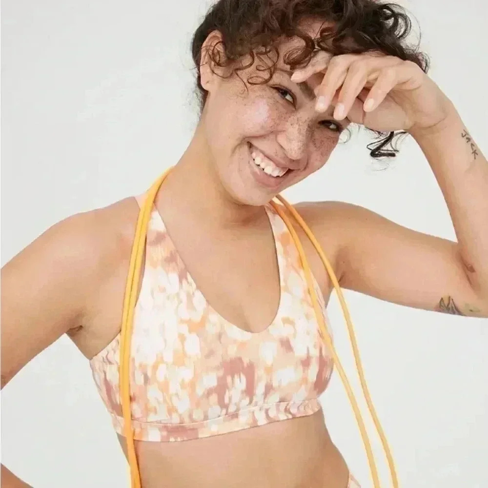 Aerie OFFLINE Shine  Strappy Back Sports Bra S